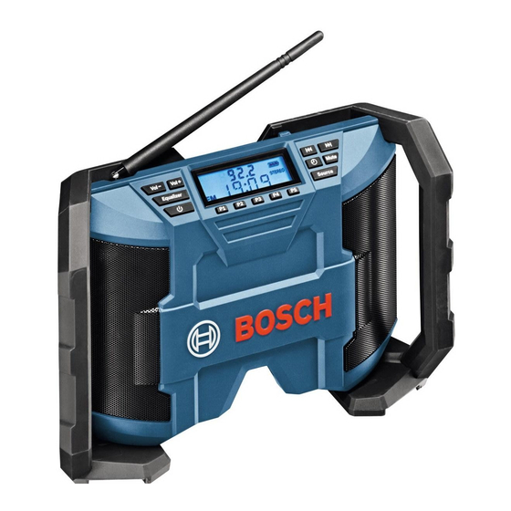 Bosch GML 10 Manuals