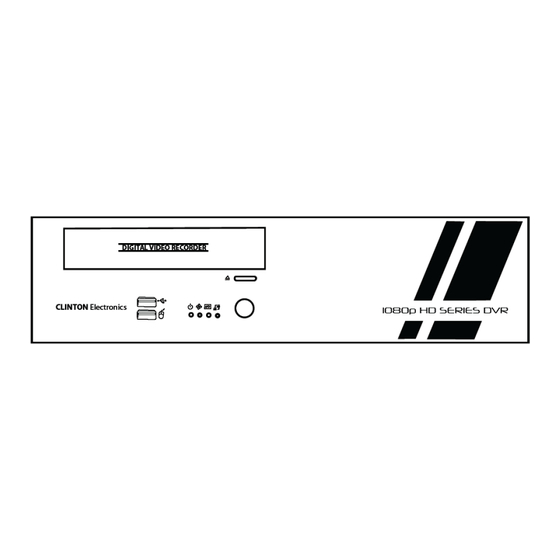 Clinton Electronics CE-HDVR4 Manual