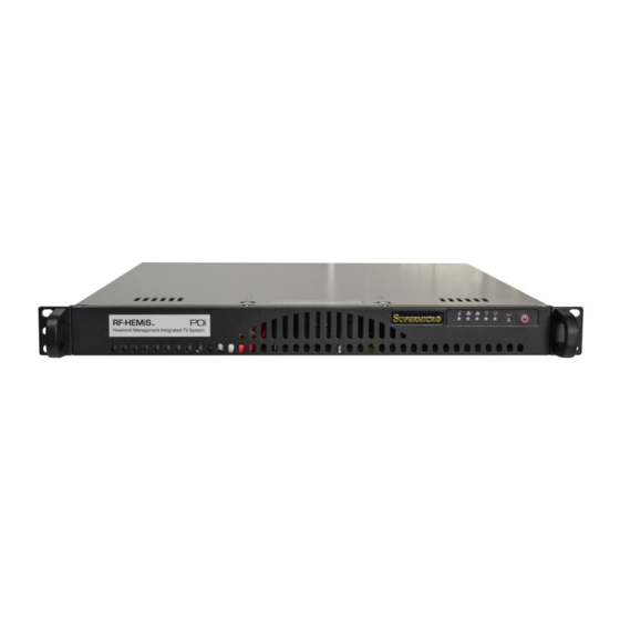 PDi RF-HEMiS PD890-1009 User Manual