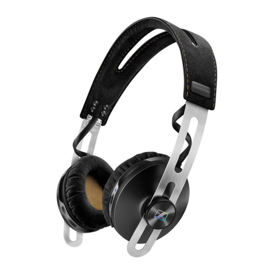 Sennheiser Momentum On-Ear Quick Manual