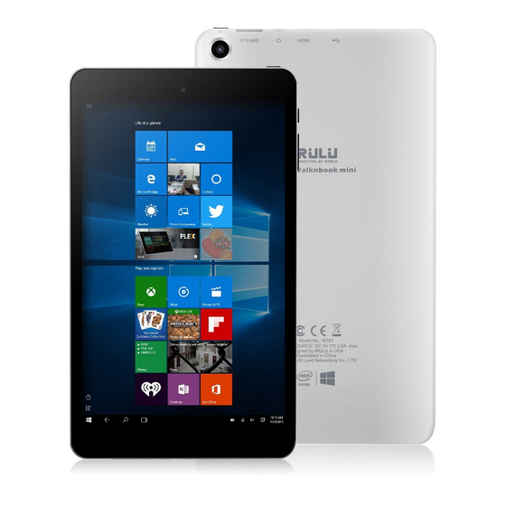 IRULU W181 Quick Start Manual
