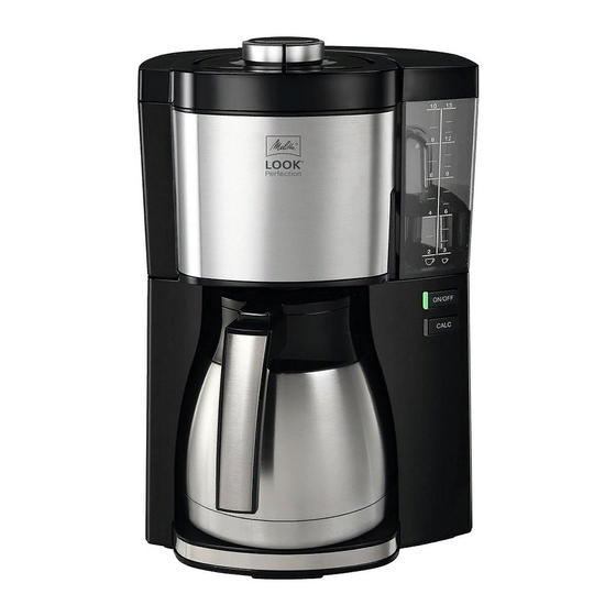 Melitta LOOK THERM Operating Instructions
