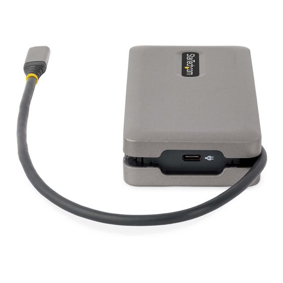 StarTech.com DKT31CVHPD3 Quick Start Manual