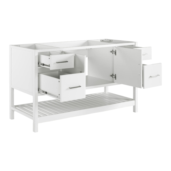 Bolton Furniture AVAN60WHCC Assembly Instructions Manual