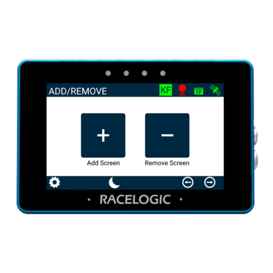 Racelogic MFD Touch User Manual