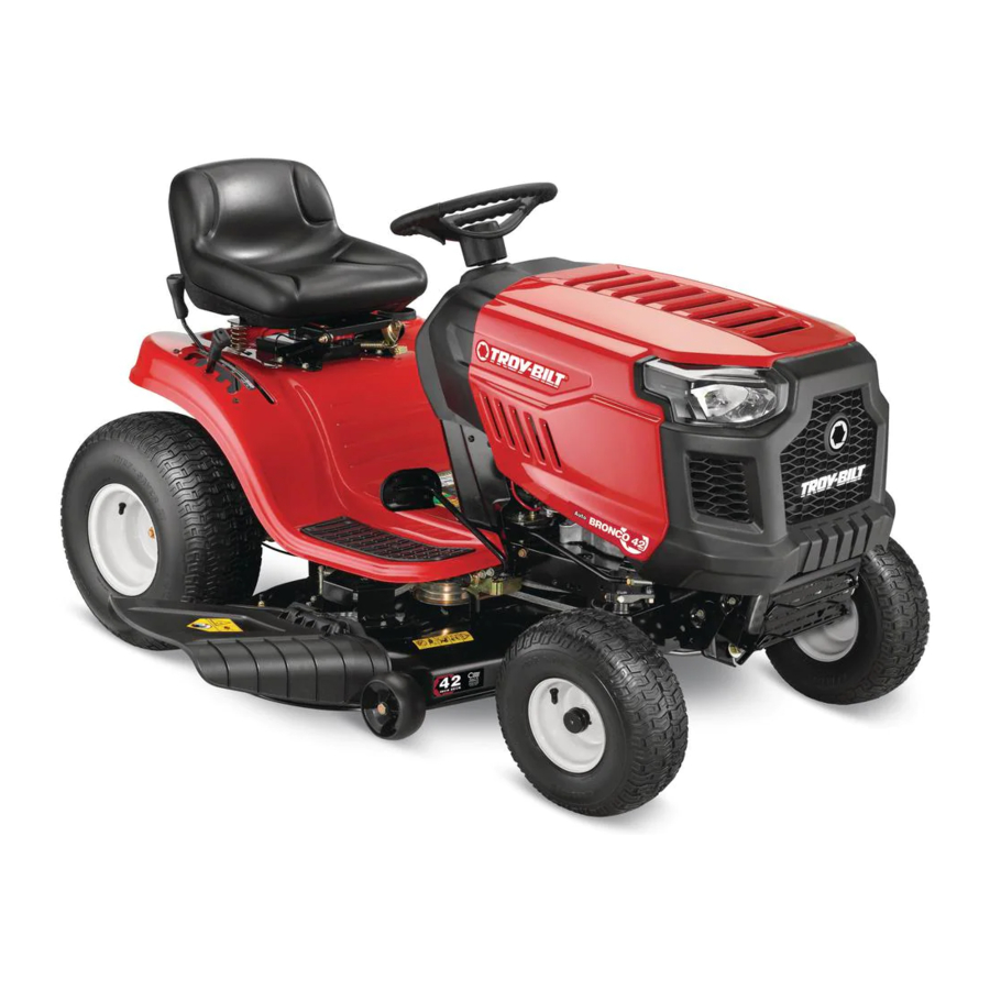 Troy Bilt Bronco 42 Owners Manual