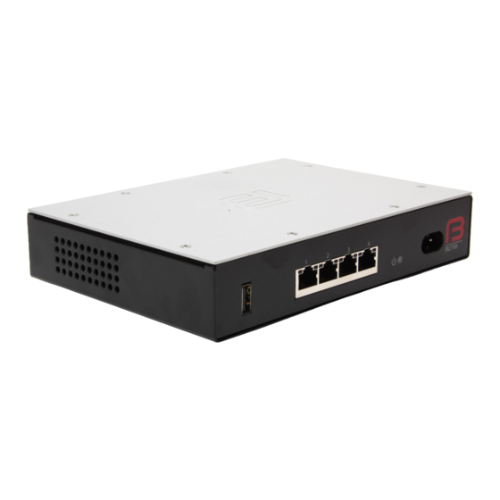 User Manuals: Fido FireBrick FB2700 Firewall Router