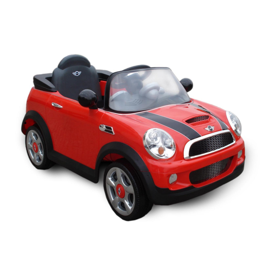 GOODBABY 6V MINI COOPER S MOTORIZED TOY CAR CUSTOMER SERVICE MANUAL ManualsLib