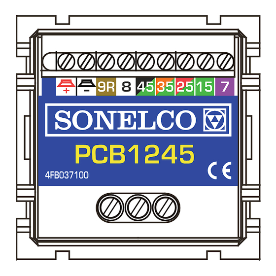 Sonelco PCB1245 Manual