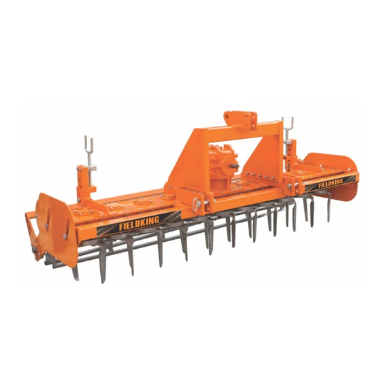 FIELDKING Power Harrow Machinery Manuals