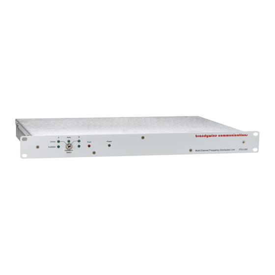 Brandywine FDU-240 User Manual