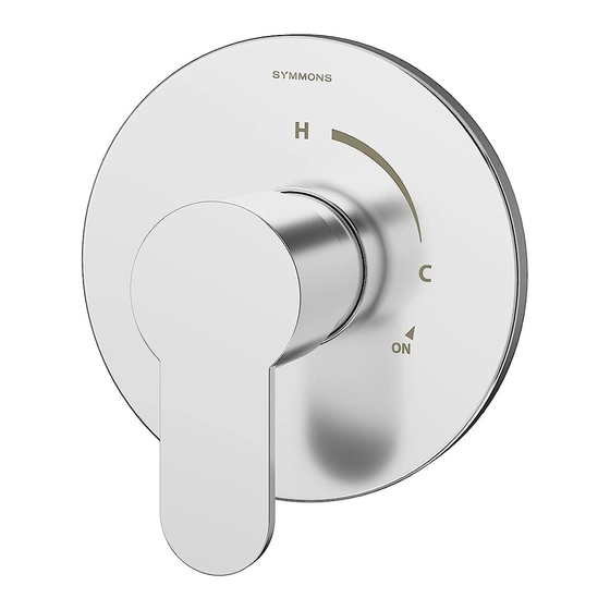 Symmons Identity Trim Series Installation & Operation Instructions