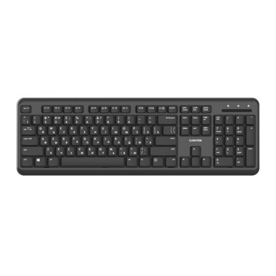 Canyon HKB-W20 - Wireless Keyboard Quick Guide