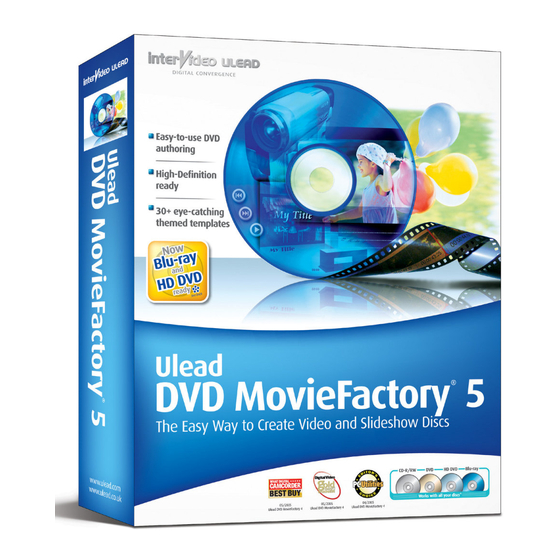 Ulead DVD MOVIEFACTORY 5 User Manual