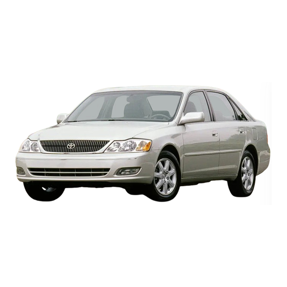 Toyota Avalon 1999 Operating Manual