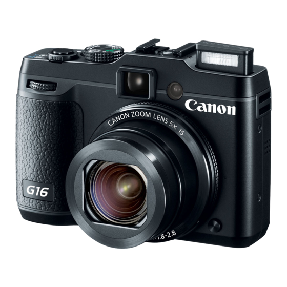 Canon PowerShot G16 User Manual