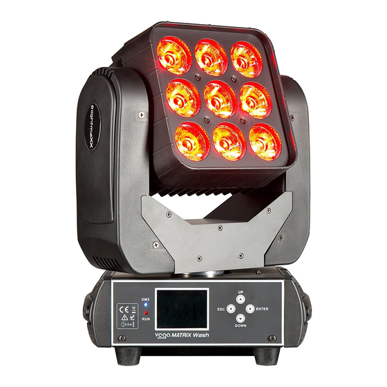 Lightmaxx Vega MATRIX Wash Manual