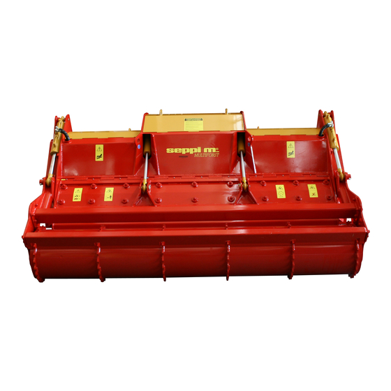 Seppi MIDIPIERRE Operating And Maintenance Manual