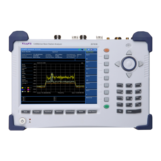 Viavi CellAdvisor JD700B Series User Manual