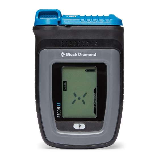 Black Diamond Equipment RECON LT Manuals