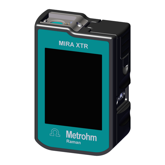 Metrohm MIRA XTR DS Product Manual