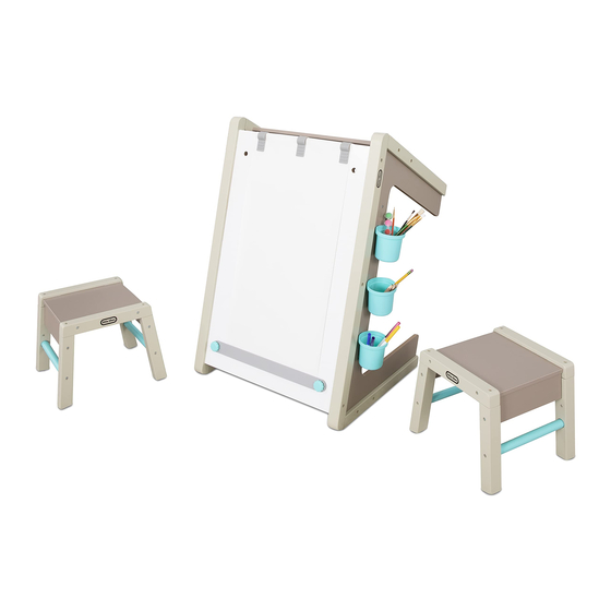 Little Tikes 2-in-1 EASEL AND TABLE Assembly Instructions Manual