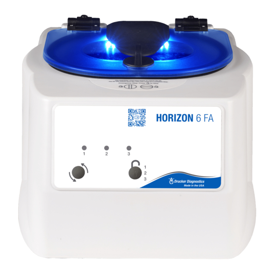 Drucker Diagnostics HORIZON 6 Series Operator's Manual