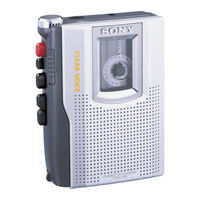 Sony TCM 150 - Cassette Recorder Specifications