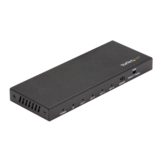 StarTech.com ST124HD202 Quick Start Manual