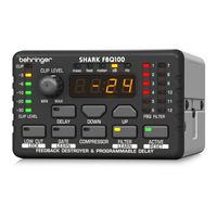 Behringer SHARK FBQ100 Quick Start Manual