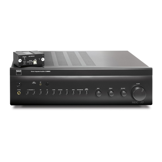NAD C 356BEE Owner's Manual