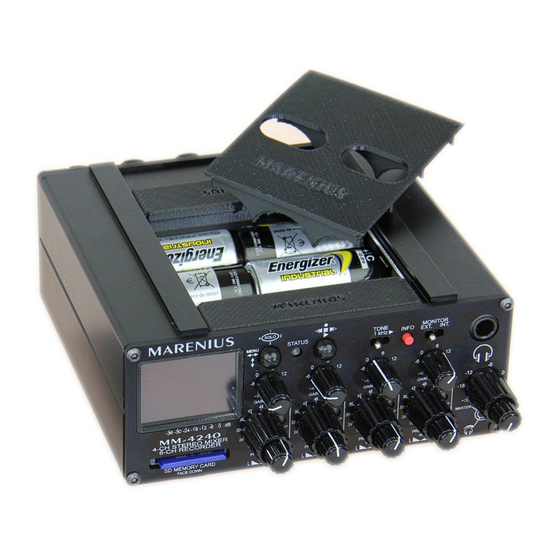 Marenius MM-4240 Manuals