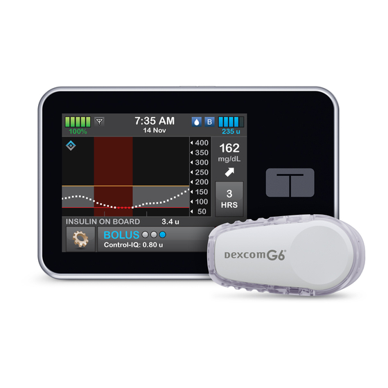 Dexcom Tandem t Instructions Manual
