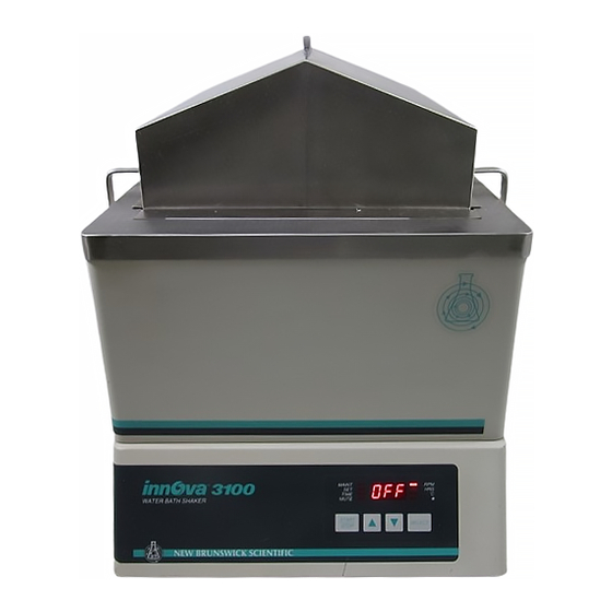 NEW BRUNSWICK SCIENTIFIC innova 3100 Manual To Operations