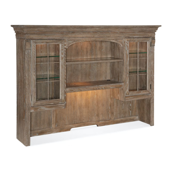 Hooker Furniture Sutter Credenza Hutch 5981-10467-80 Assembly Instruction
