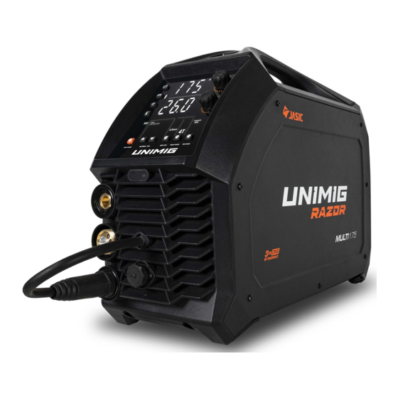 User Manuals: Unimig RAZOR MULTI 175 Welder