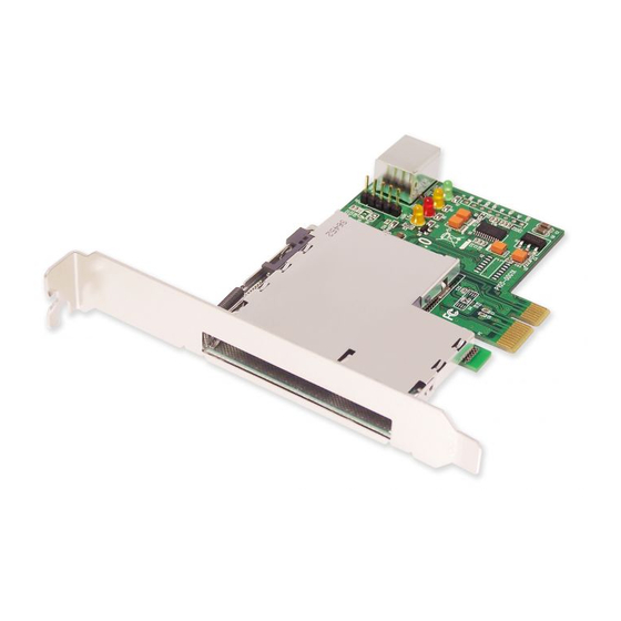 SIIG PCIe to ExpressCard Adapter Quick Installation Manual