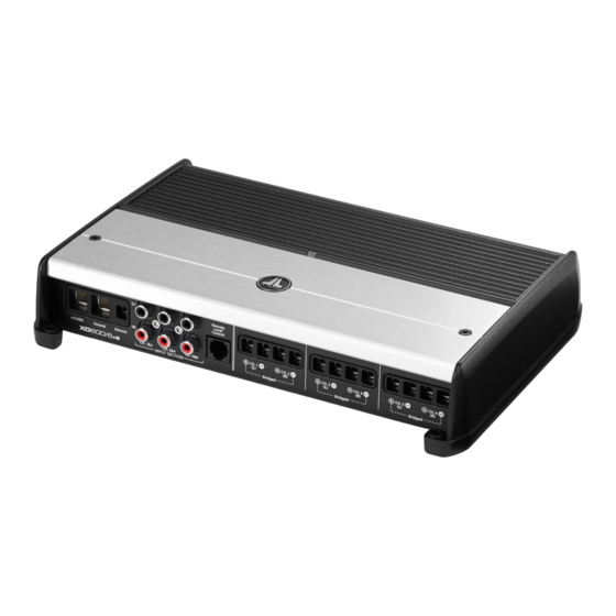 JL Audio XD600 Owner's Manual