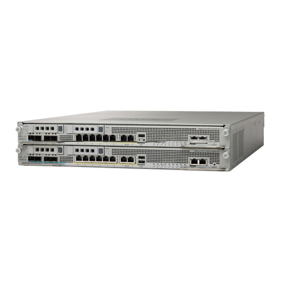 Cisco ASA 5585-X Quick Start Manual