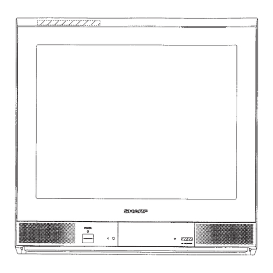 Sharp 21YF30 Service Manual