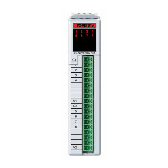 Automationdirect.com Productivity 2000 P2-08TD1S Manual