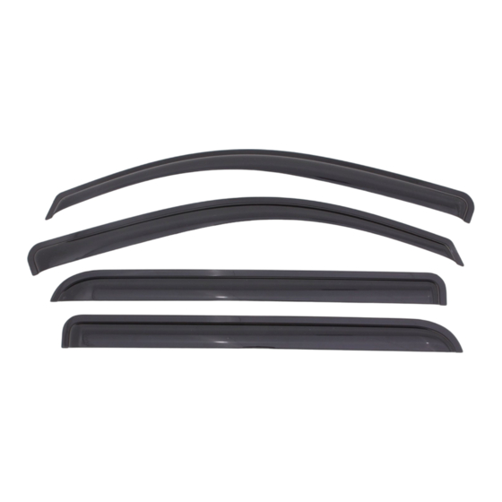 AVS Ventshade Installation Instructions Manual