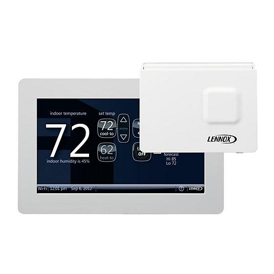 Lennox iComfort Wi-Fi Flex Product Specifications
