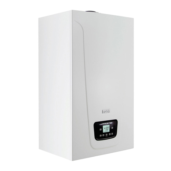 Baxi Luna Duo-tec Series Supplementary Manual For The Installer