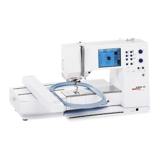 Bernina artista 180 Important Safety Instructions Manual