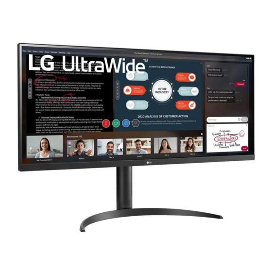 LG 34WP550-B Owner's Manual