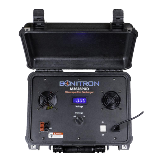 User Manuals: bonitron M3628PUD Ultracapacitor Module