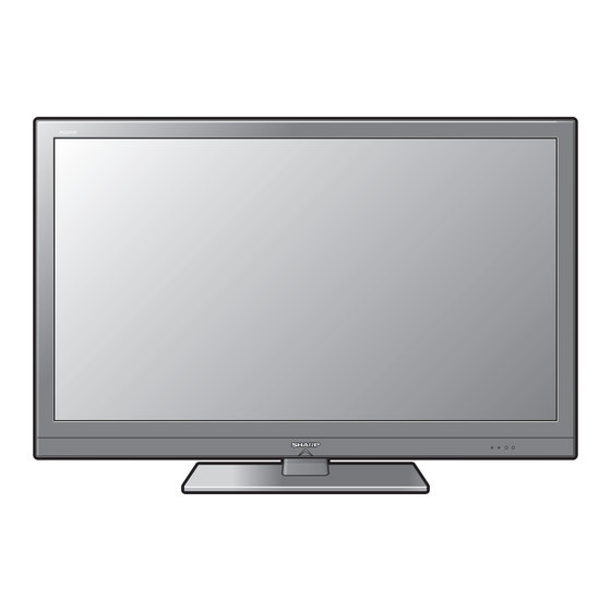Sharp Aquos LC-32LE700E Operation Manual