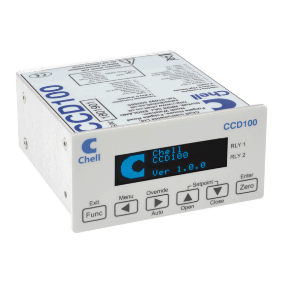User Manuals: Chell CCD100 Gas Meter Calibration