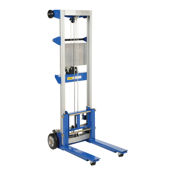 Vestil A-LIFT-R Manuals